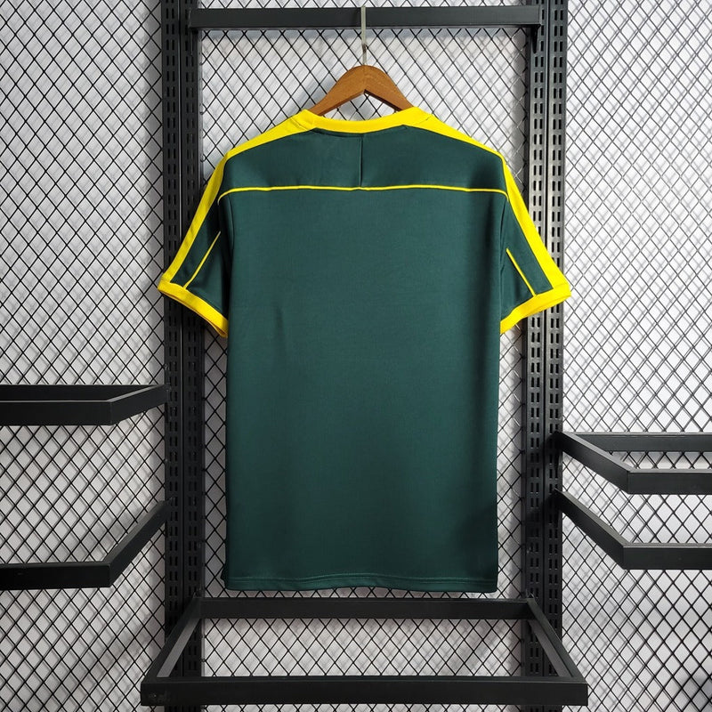 Camiseta retro de portero de la selección brasileña Nike de 1998 para hombre - Verde