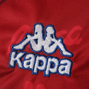 Camiseta retro de aficionado del Barcelona 96/97 de Kappa para hombre - Azul rey y rojo
