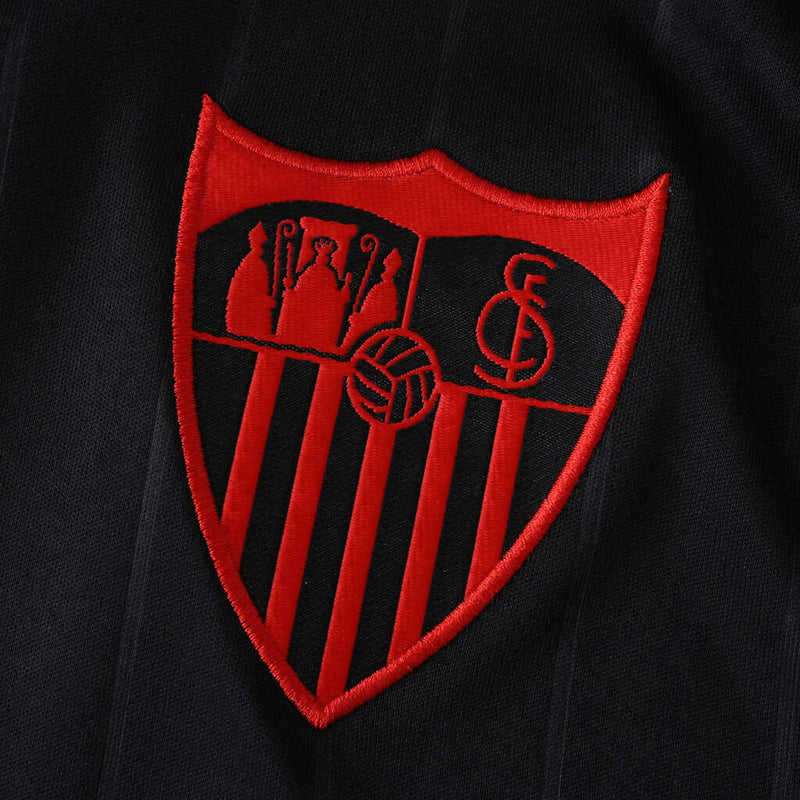 Camiseta de aficionado del Sevilla 25/26 para hombre - Negra