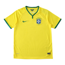 Camiseta retro de la selección nacional de Brasil 2014 - Brasil local I Hombre - Amarilla