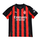 Camiseta de local del Milan 25/26 para hombre (rojo y negro)