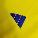 Camiseta y pantalón corto Boca Junior Visitante II 23/24 para niños - Amarillo