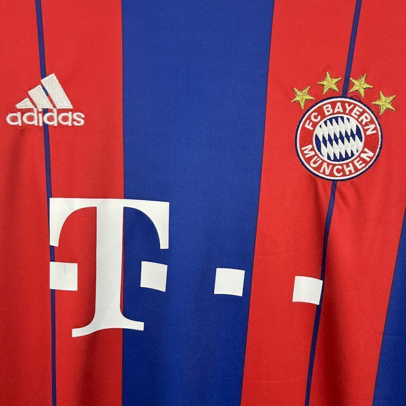 Camiseta retro de local del Bayern Múnich 14/15 para hombre -