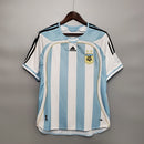 Camiseta Adidas de la Selección Argentina Retro I 2006 para hombre - Azul y blanco