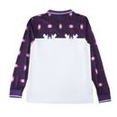 Camiseta retro de manga larga para aficionado de la Fiorentina Visitante II 92-93 para hombre - Blanco y morado