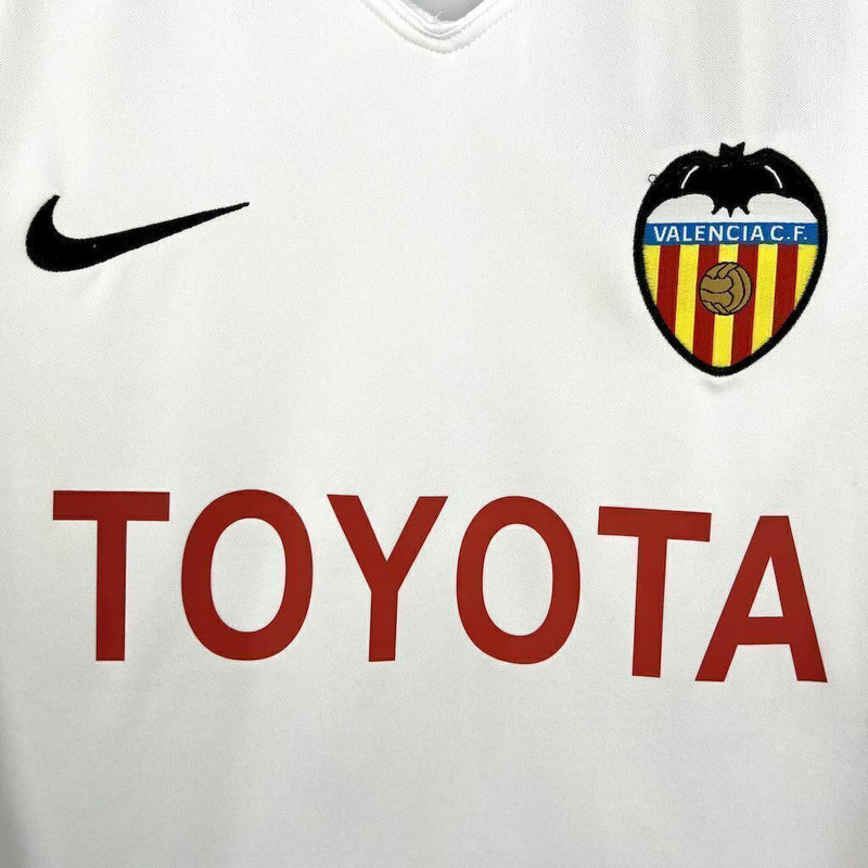 Camiseta retro local del Valencia 06/07 para hombre - Blanco