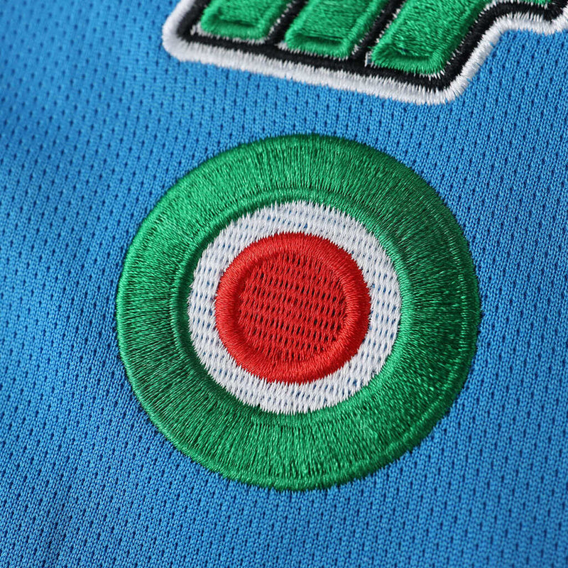 Camiseta retro de aficionado del Napoli 1987/8 para hombre - Azul