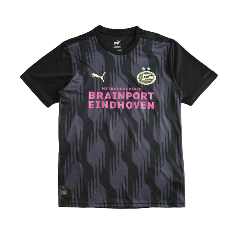 Camiseta de visitante del PSV II 24/25 para hombre - Negra