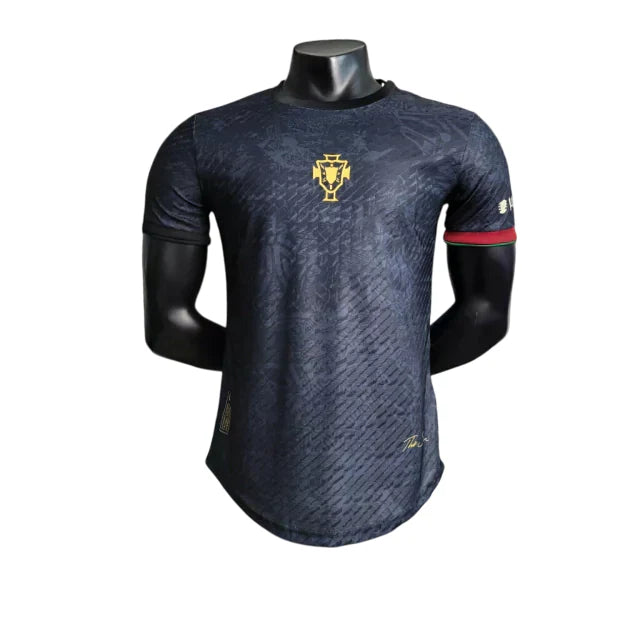 Camiseta Nike de jugador CR7 23/24 de la selección nacional de Portugal (negro)