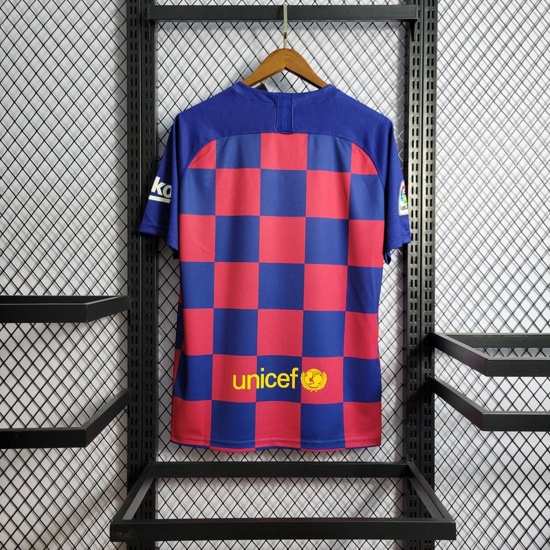Camiseta Nike retro para hombre del Barcelona 19/20 - Azul