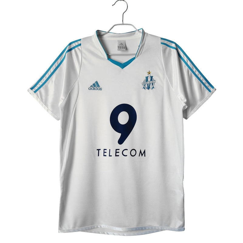 Camiseta retro local del Marsella 02/03 para hombre - Azul