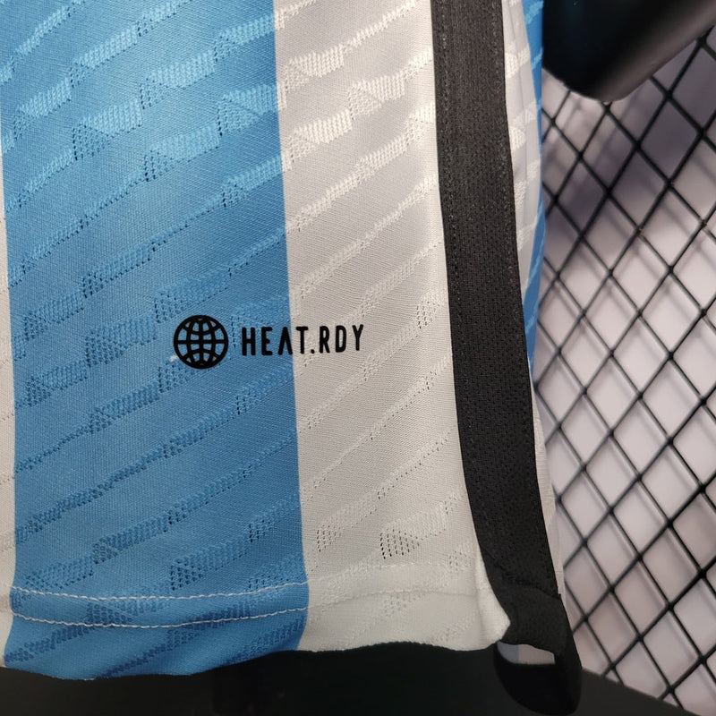 Camiseta Adidas de jugador de la Selección Argentina I 22/23 para hombre - Azul y blanco