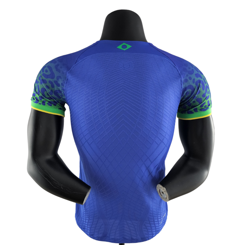 Camiseta Nike de jugador de la selección brasileña II 2022 para hombre - Azul