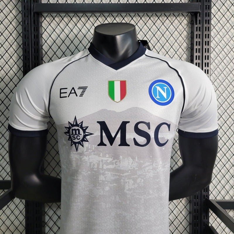 Camiseta visitante del Napolo II - Adidas Player 23/24 para hombre - Blanca