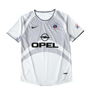 Camiseta Nike retro de visitante del PSG (Paris Saint Germain, 2001/02) para hombre, color gris