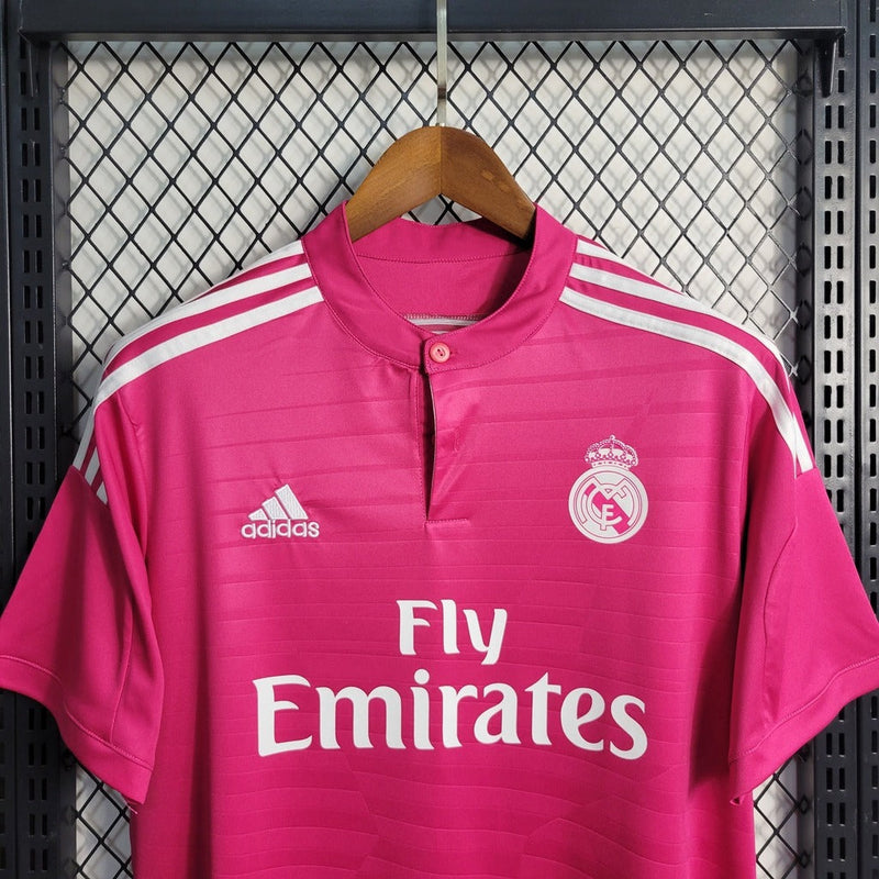 Camiseta retro Adidas Real Madrid III 14/15 para hombre, color rosa