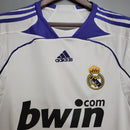 Camiseta retro Adidas para aficionado del Real Madrid 07/08 para hombre - Blanca