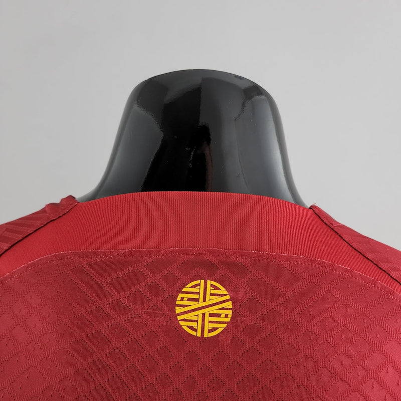 Camiseta Nike de jugador de la selección nacional de Portugal 22/23 (local, hombre) - Rojo y verde
