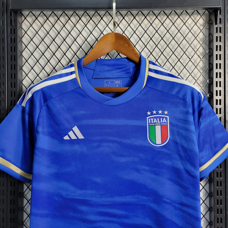 Camiseta de aficionado de la selección nacional italiana de Puma para hombre (local 23/24) - Azul