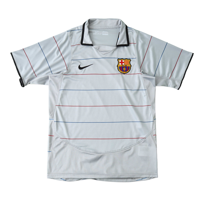 Camiseta Nike de aficionado del Barcelona Retro II de visitante 03/04 para hombre - Gris