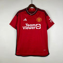 Camiseta Adidas para hombre del Manchester United 23/24 - Roja