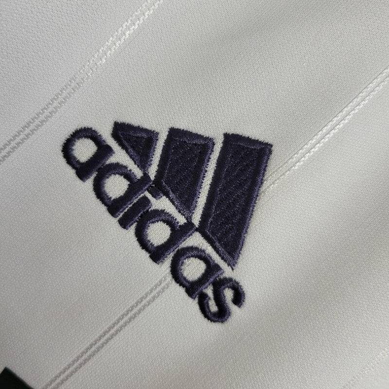 Camiseta retro del Real Madrid 12/13 Adidas Fan para hombre - Blanca
