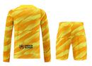 Conjunto de portero de manga larga del Barcelona - Fanático masculino 2023/2024 - Amarillo