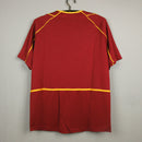 Camiseta retro de local de la selección nacional de Portugal 2002 para hombre - Roja