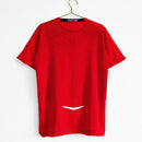 Camiseta retro de aficionado de Inglaterra Visitante II 2008 para hombre - Roja