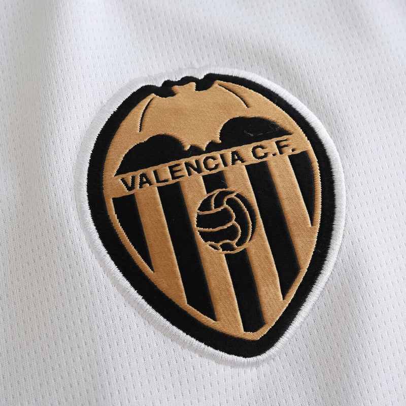 Camiseta local del Valencia 24/25 para hombre - Blanco y negro