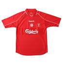 Camiseta retro de aficionado del Liverpool Home 01/00/01 para hombre - Roja