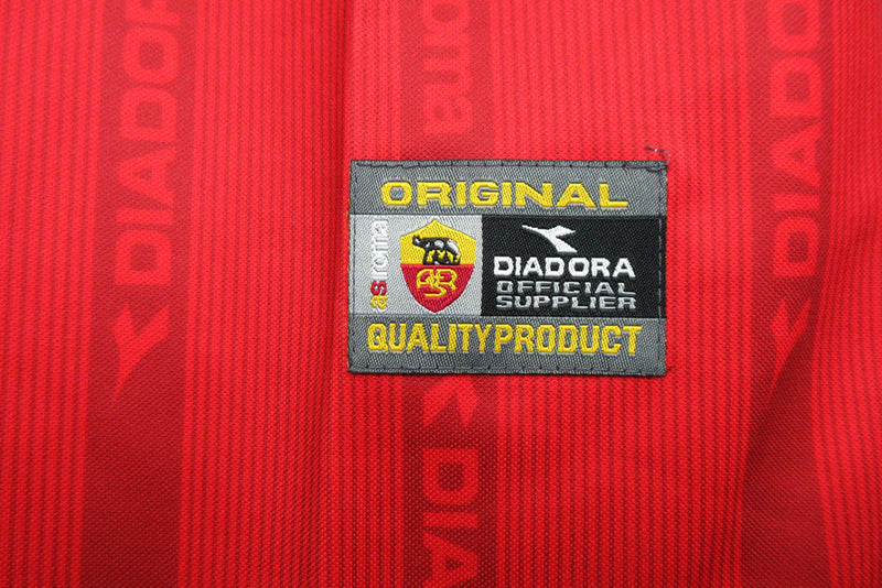 Camiseta retro de local Diadora Roma para hombre I 99/00 Fan - Marrón