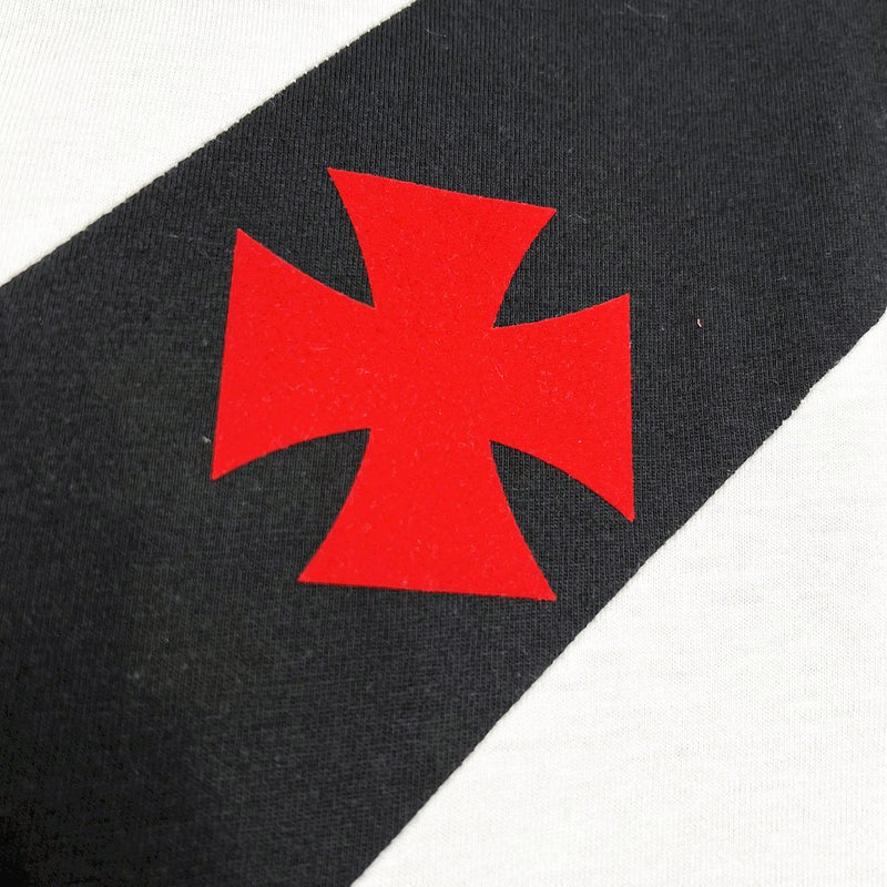 Camiseta retro de aficionado del Vasco da Gama de 1988 para hombre - Blanca