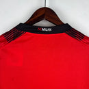 Camiseta de aficionado Puma del AC Milan 23/24 para hombre - Roja