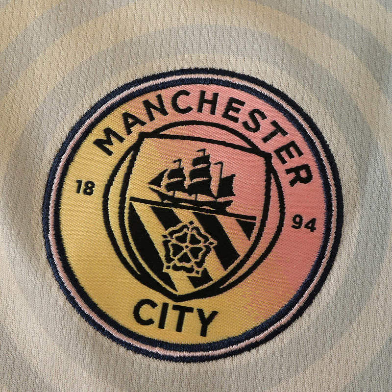 Camiseta de aficionado para hombre del Manchester City Quarda - 4.º IIII 24/25 - Colorida
