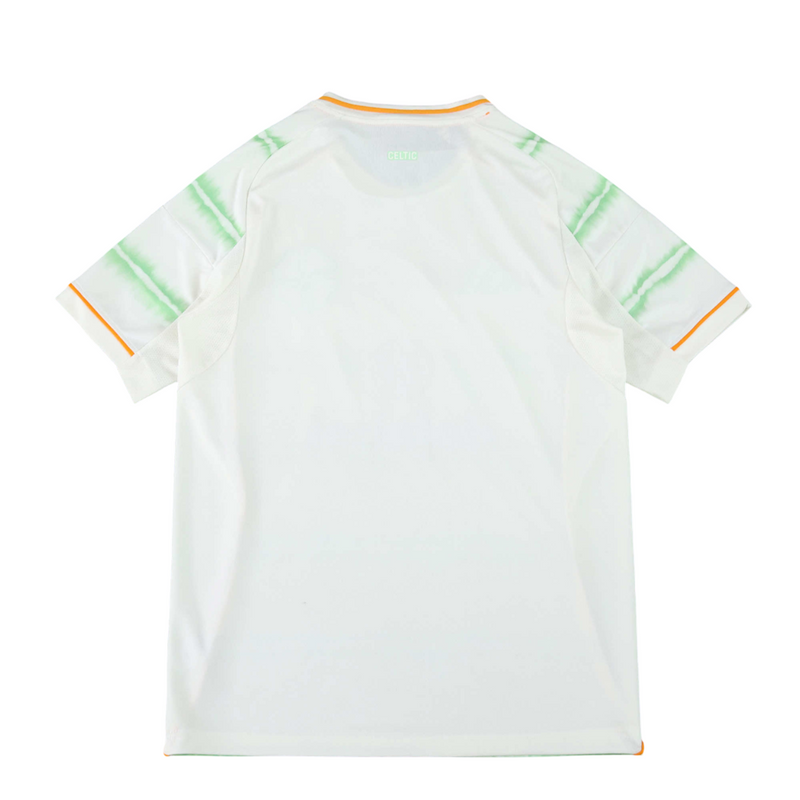 Camiseta de aficionado del Celtic 25/26 para hombre - Blanca y verde