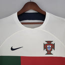 Camiseta Nike de visitante de la selección nacional de Portugal 22/23 para hombre - Blanco roto