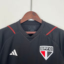 Camiseta de entrenamiento para mujer Adidas Sao Paulo 23/24 - Negra