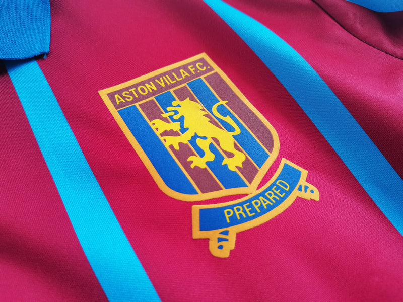 Camiseta retro de aficionado del Aston Villa Home 93/95 para hombre - Borgoña