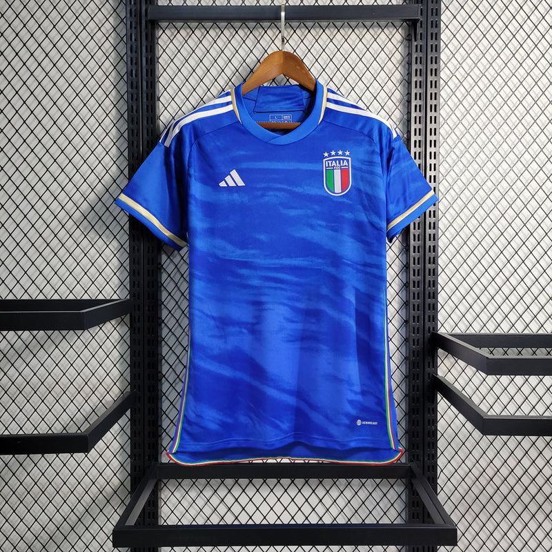 Camiseta de aficionado de la selección nacional italiana de Puma para hombre (local 23/24) - Azul