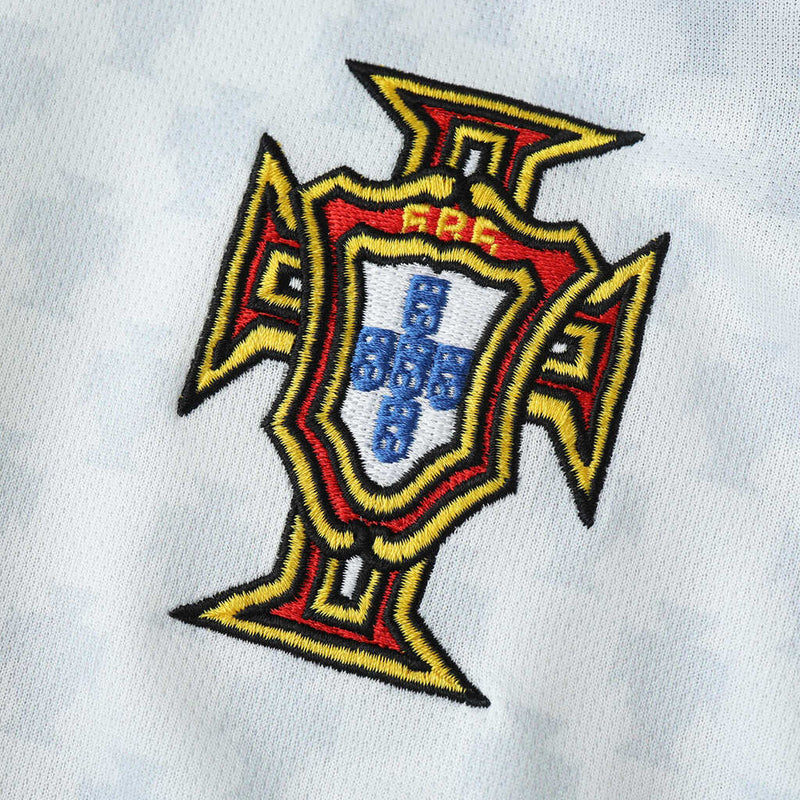 Camiseta retro de visitante de la selección nacional de Portugal 2004 Nike Fan para hombre - Blanca