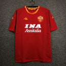 Camiseta retro de local de la Roma 00/01 de Kappa para hombre - Marrón