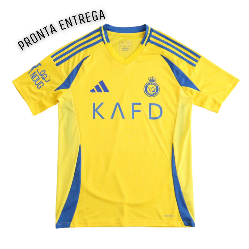 LISTO PARA ENTREGA Camiseta local All Nassr I 24/25 para hombre - Amarillo