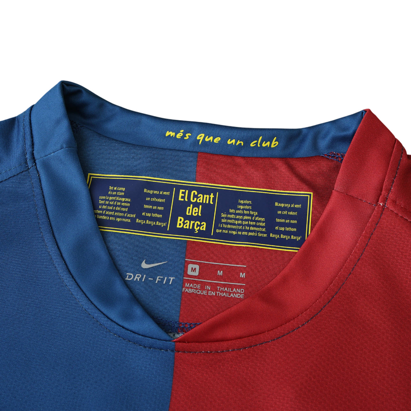 Camiseta retro local del Barcelona 08/09 Nike para hombre - Azul rey y rojo