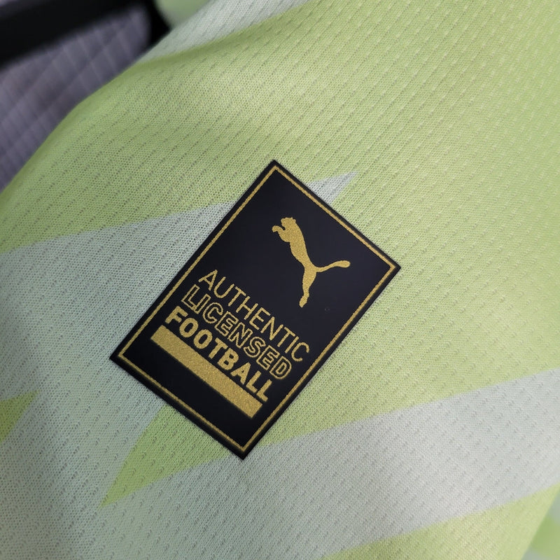 Camiseta de portero Puma del Manchester City 23/24 para hombre - Amarilla