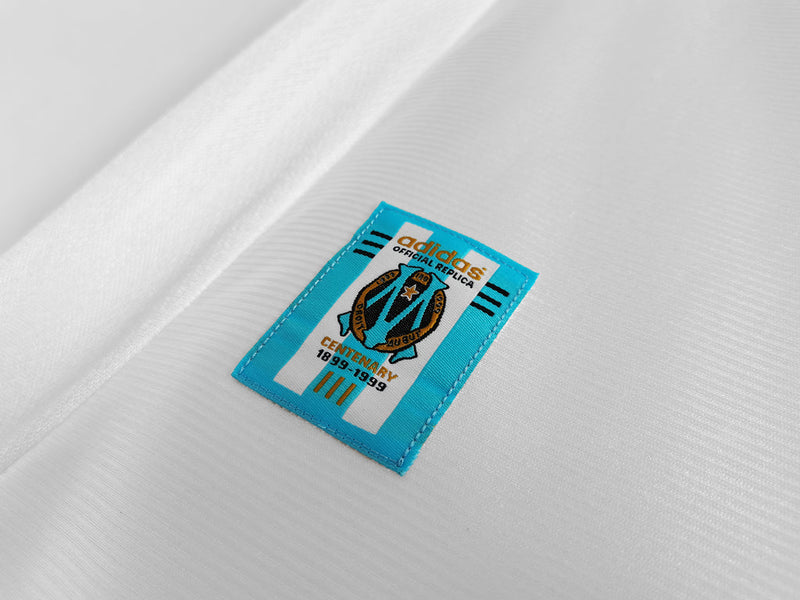 Camiseta retro local del Marsella 98/99 para hombre - Blanca