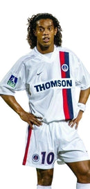 Camiseta Nike retro de visitante del PSG (Paris Saint Germain, 2002/03) para hombre - Blanca