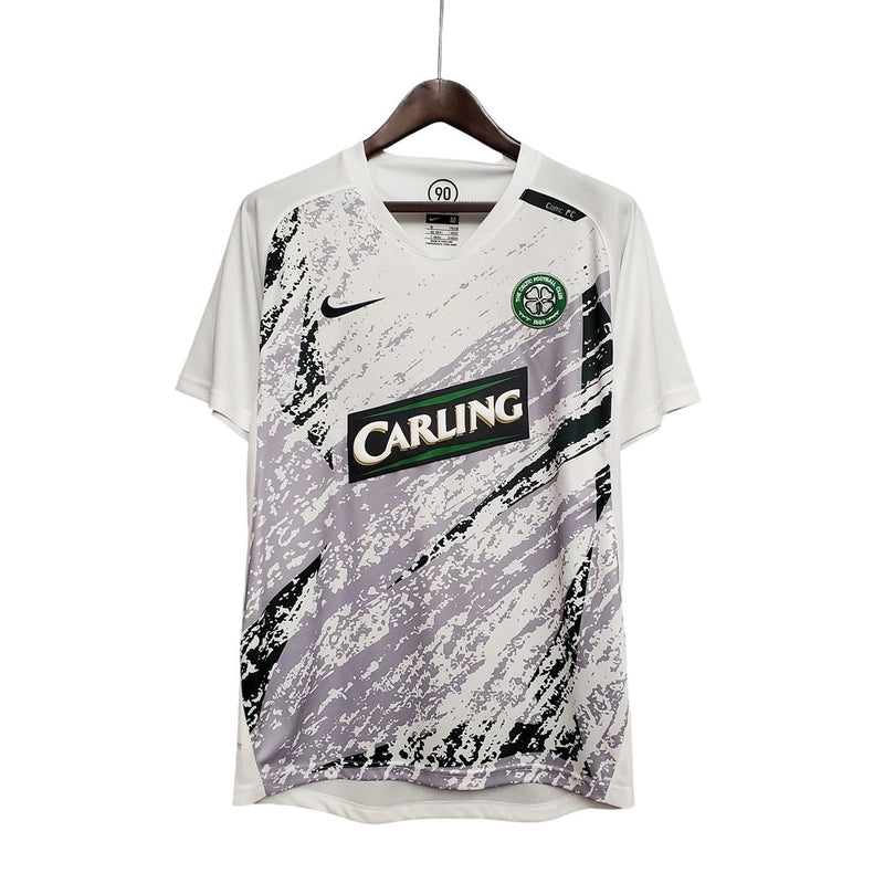 Camiseta retro de visitante del Celtic II 07/08 para hombre - Blanca