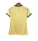 Camiseta de aficionado Puma de la tercera equipación del Palmeiras para mujer, temporada 24/25, color dorado