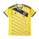 Camiseta retro de local de la selección nacional de Colombia 2014 I Camiseta de aficionado para hombre - Amarilla